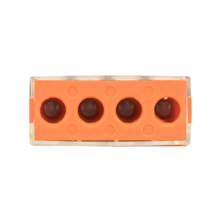 Клемма СМК 773-174 (с пастой), 4 отверстия, 2,5-6,0 мм2 (уп,4шт) PROxima EKF