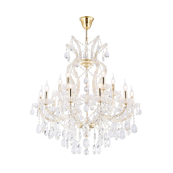 Люстра 15*E14 40Вт Золото IP20 Doris DIA881-PL-15-G Maytoni