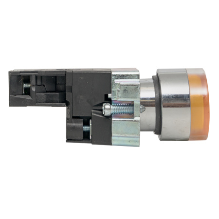 Кнопка BA51 с подстветкой 24В желтая NO PROxima EKF