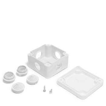 Коробка разветвительная КЭМ 3-10-4 открытой установки, УХЛ3, 250/380В, 10А, IP53, 4 ввода Apeyron