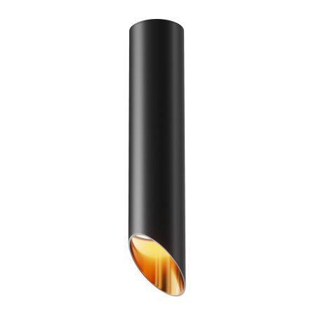 Потолочный светильник 1*GU10 35Вт Черный с Золотом IP20 Ceiling & Wall C044CL-01-30GU10-B Technical Maytoni