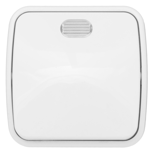 Минск Выключатель 1-клавишный ОП 10А с индикатором белый Basic EKF