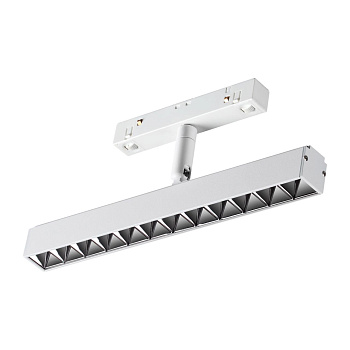 Трековый св-к для низков.шинопровода IP20 LED 4000K 12W 48V FLUM белый I NOVOTECH