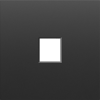 Donel S08 черный графит накладка 1-я для розеток RJ45,TV,SAT,HDMI, серия DB