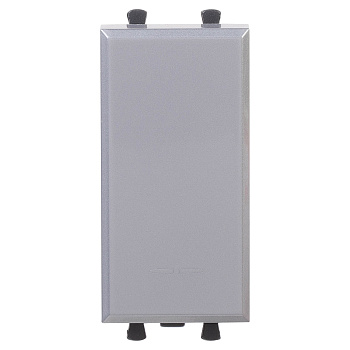 Переключатель модульный, "Avanti", "Закаленная сталь", 1 модуль DKC