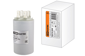 Конденсатор ДПС 450В, 6мкФ, 5%, плоский разъем, TDM Конденсатор ДПС 450В, 6мкФ, 5%, плоский разъем, TDM