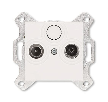 Levit Механизм розетки TV-R СУ двойная оконечная  . жемчуг IP20 ABB