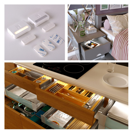 Светодиодный светильник с магнитным выключателем 0.5Вт 4200К белый IP20 (a045535) Elektrostandard