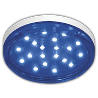 Лампа св/д 4.4W GX53 синий ECOLA