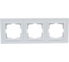 Despina Рамка универсальная 3 мест . Белый IP20 Mono