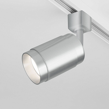 Трековый светильник 1*GU10 серебряный IP20 Tony (a048162) Elektrostandard