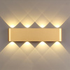 Настенный св-к LED 3000K 8W 220V MAGNUM золотистый/металл ODEON LIGHT