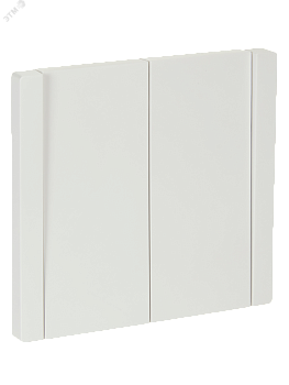 FORTE&PIANO Выключатель 2-клавишный 10А FP205 белый IEK