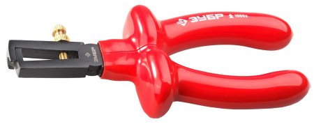 Пассатижи "ЭЛЕКТРИК" диэлектр., до~1000В, маслобензостойкая рукоятка, d до 5мм, S поперечн сеч кабеля до 10мм2, 160мм, Мастер 2214-9-16 ЗУБР