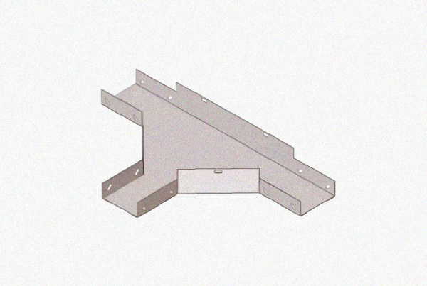 Лоток тройниковый замковый глухой ОТЗГ 200х110 УХЛ1, горячее цинкование S1,5
