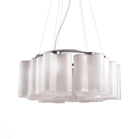 Люстра подвесная Серебристый/Белый с полосками E27 6*60Вт SL117.503.06 ST LUCE