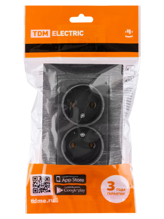 Розетка двойная 2П 10А 250В старинное серебро "Лама" TDM Розетка двойная 2П 10А 250В старинное серебро "Лама" TDM