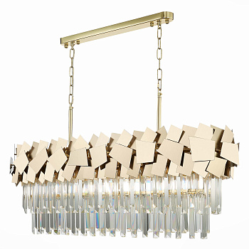 Люстра подвесная Золотистый/Прозрачный, Золотистый E14 7*60Вт SL1232.203.07 ST LUCE