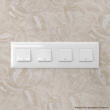 Рамка "Avanti", "Белое облако", 4 поста (8 мод.) DKC