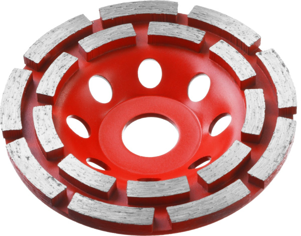 Двухрядная алмазная чашка d 115 мм, Мастер ЗУБР