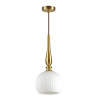 Подвес E27 60W RUNGA белый/бронзовый C ODEON LIGHT