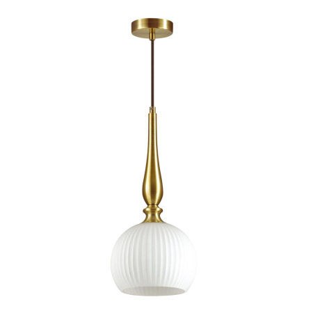 Подвес E27 60W RUNGA белый/бронзовый C ODEON LIGHT