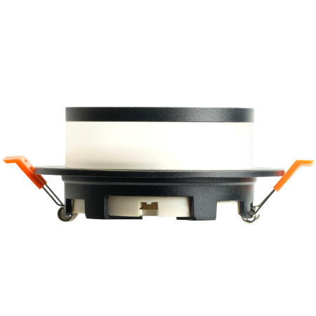 Светильник потолочный встраиваемый, 15W 230V GX53, черный, круг, без лампы, DL500 Feron