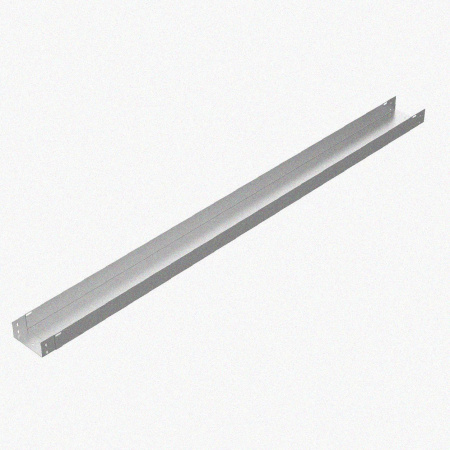 Лоток монтажный цельный глухой ЛМЦГ200х50х3000 УХЛ1, оцинкованный лист, S1,5