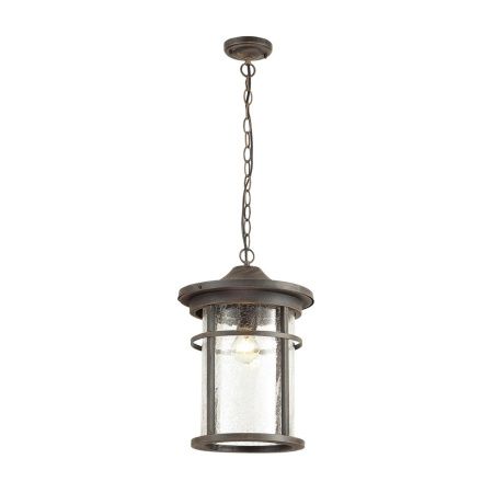Уличный св-к-подвес IP44 E27 100W 220V VIRTA коричневый/патина ODEON LIGHT