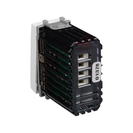 Диммер кнопочный модульный для LED ламп, "Avanti", "Белое облако", 1 модуль DKC