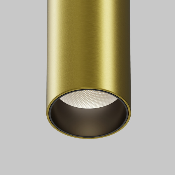 Трековый подвесной светильник LED 12Вт Черный и Латунь IP20 Magnetic track system Exility TR041-2-12W4K-BBS Technical Maytoni