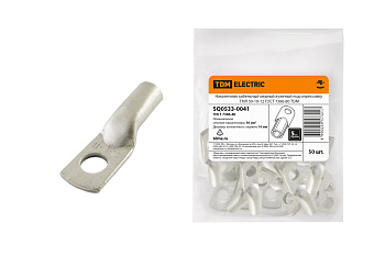 Наконечник кабельный медный луженый под опрессовку ТМЛ 50-10-12 ГОСТ 7386-80 TDM