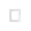 Рамка стеклянная Voltum S70 на 1 пост, (белый, стекло)