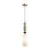 Подвес E14 1*40W 4861/1D CANDY золотой/раноцветн.керамика/стекло ODEON LIGHT