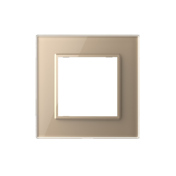 Рамка для розетки Золотая Livolo