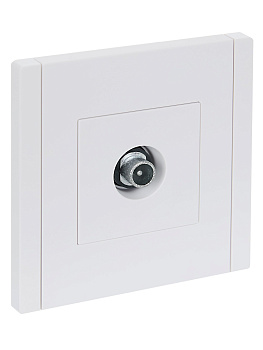 FORTE&PIANO Розетка TV проходная FP229 белый IEK