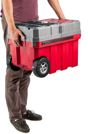 Ящик-тележка для инструмента "МЕГА БОКС" пластиковый, 24", Профессионал ЗУБР