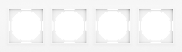 Donel A07 Wave глянцевый белый рамка 4-я, серия DB