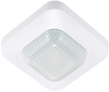 Donel Датчик присутствия потолочн., накладной, 3-х пров., кв.линза, 360º, макс.2000Вт., бел., IP20, серия DS