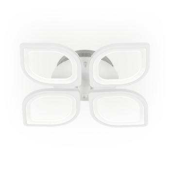 Люстра св/д диммируемая TERAMO 78W(5100 Лм) 2700К/4200К/6400К белый Ritter 