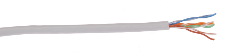 ITK Кабель связи витая пара ШПД U/UTP кат.5E 4 пары solid PVC 305м серый