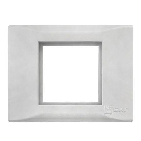 Рамка+суппорт 2 модуля (1 пост) для парапетного кабельного канала C-Line EKF