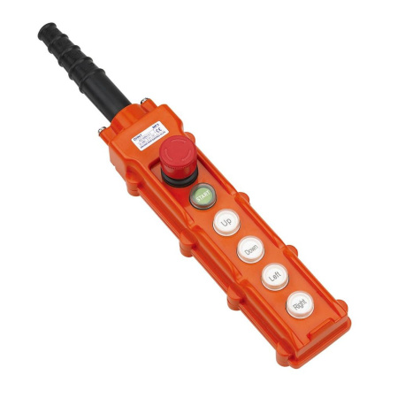 Пульт кнопочный NP3-2K на 4 кнопки, кнопка «ВКЛ» с фикс., повор. «Грибок» c фикс. IP65 CHINT