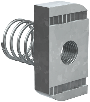 Гайка канальная с пружиной М10х40 IEK