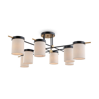 Потолочный светильник 8*E14 40Вт Черный IP20 Bogy FR5377CL-08B Freya