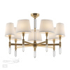 Люстра E14 7*40W LONDON бронзовый/белый/ткань ODEON LIGHT