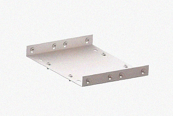 Соединитель лотковый замковый СЛЗ-300х80х1,5 УХЛ1, оцинкованный лист, S1,5