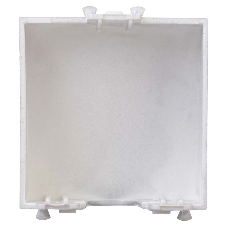 Вывод кабеля модульный "Avanti", "Закаленная сталь", 2 модуля DKC