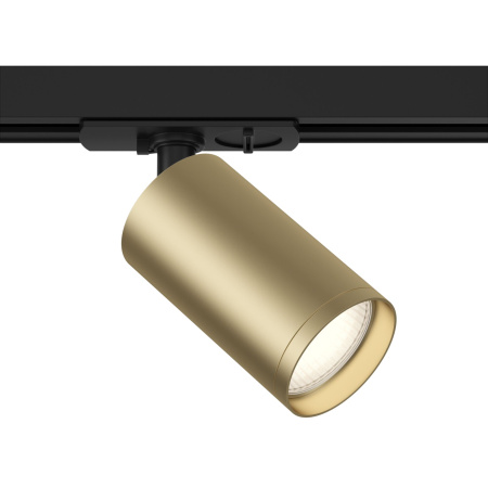 Светильник трековый 1*GU10 10Вт Черный и Матовое золото IP20 Focus S TR020-1-GU10-BMG Technical