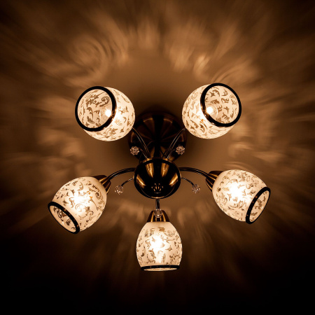 Люстра классическая 5*E27 60Вт античная бронза IP20 Gabriella (30026/5 античная бронза) Eurosvet Люстра классическая 5*E27 60Вт античная бронза IP20 Gabriella (30026/5 античная бронза) Eurosvet